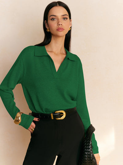 Fiona – Pullover con cuello casual