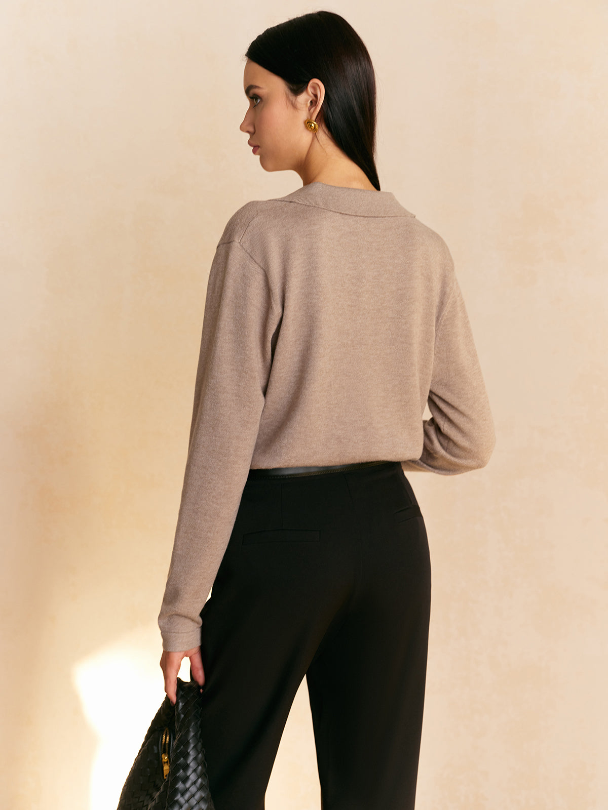 Fiona – Pullover con cuello casual