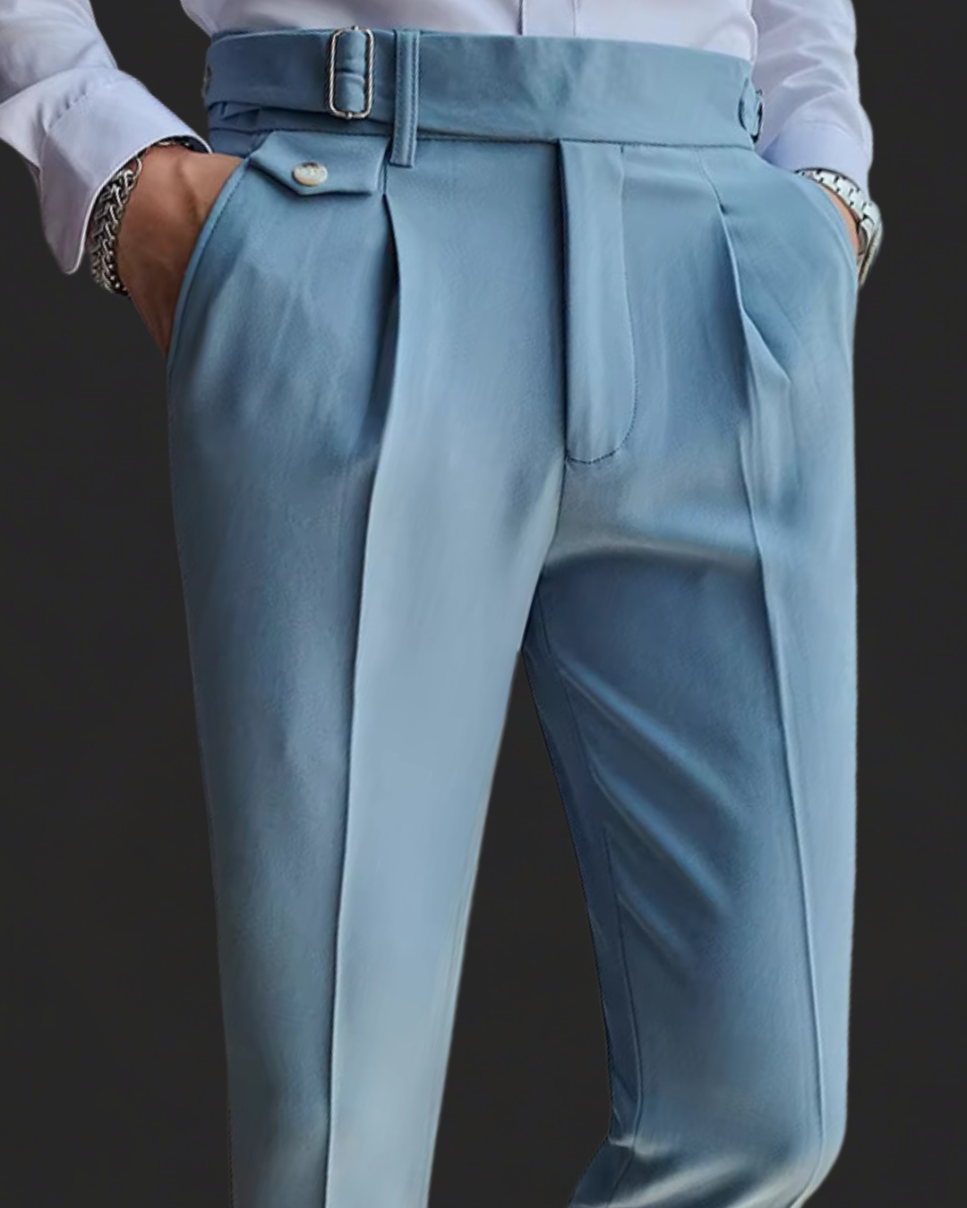 Marcello – Pantalones Plisados
