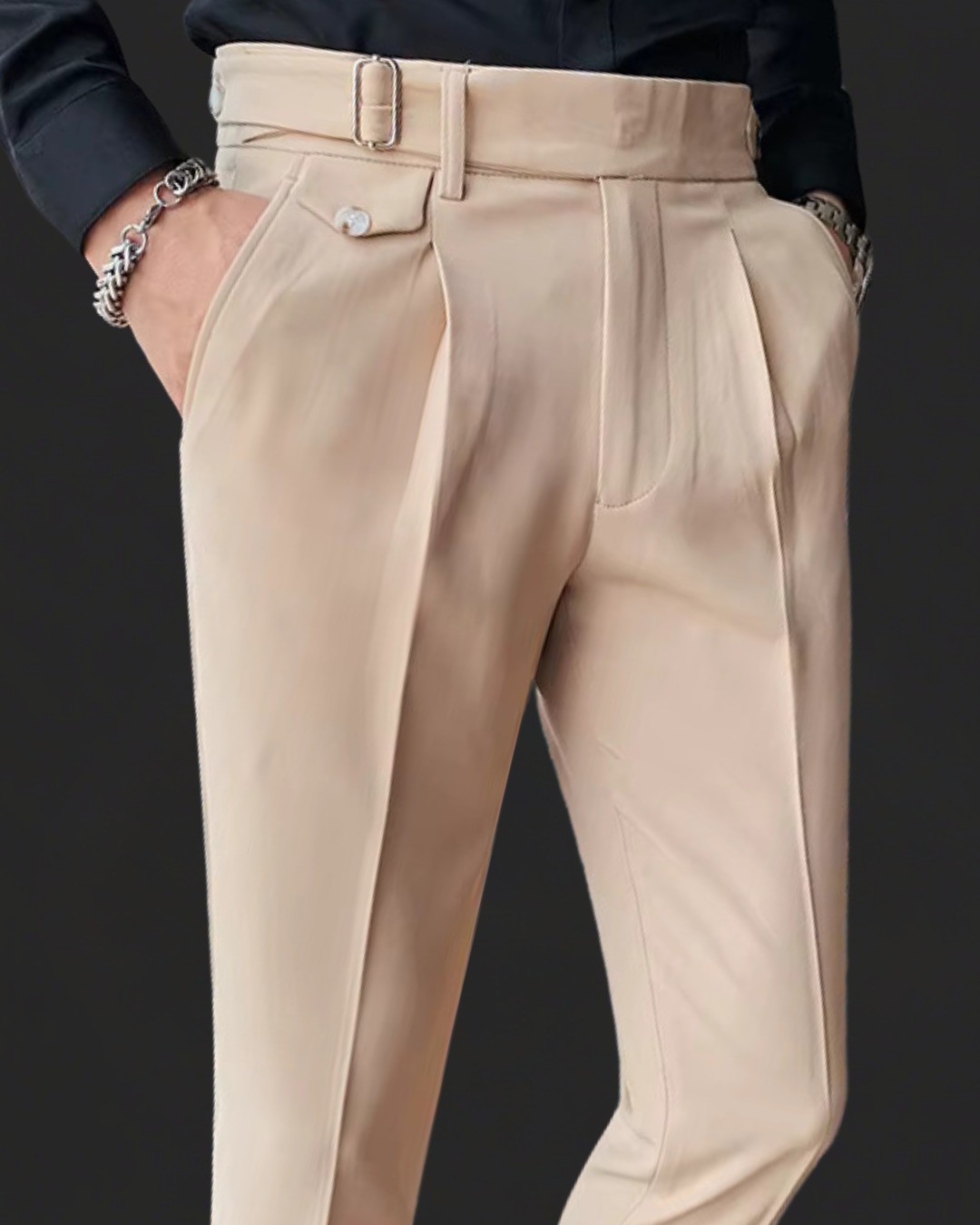 Marcello – Pantalones Plisados