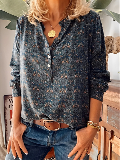 Bellamy - Clásica blusa estampada para mujer