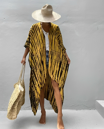 Palm Isle - Bata Kimono Sexy Para la Playa