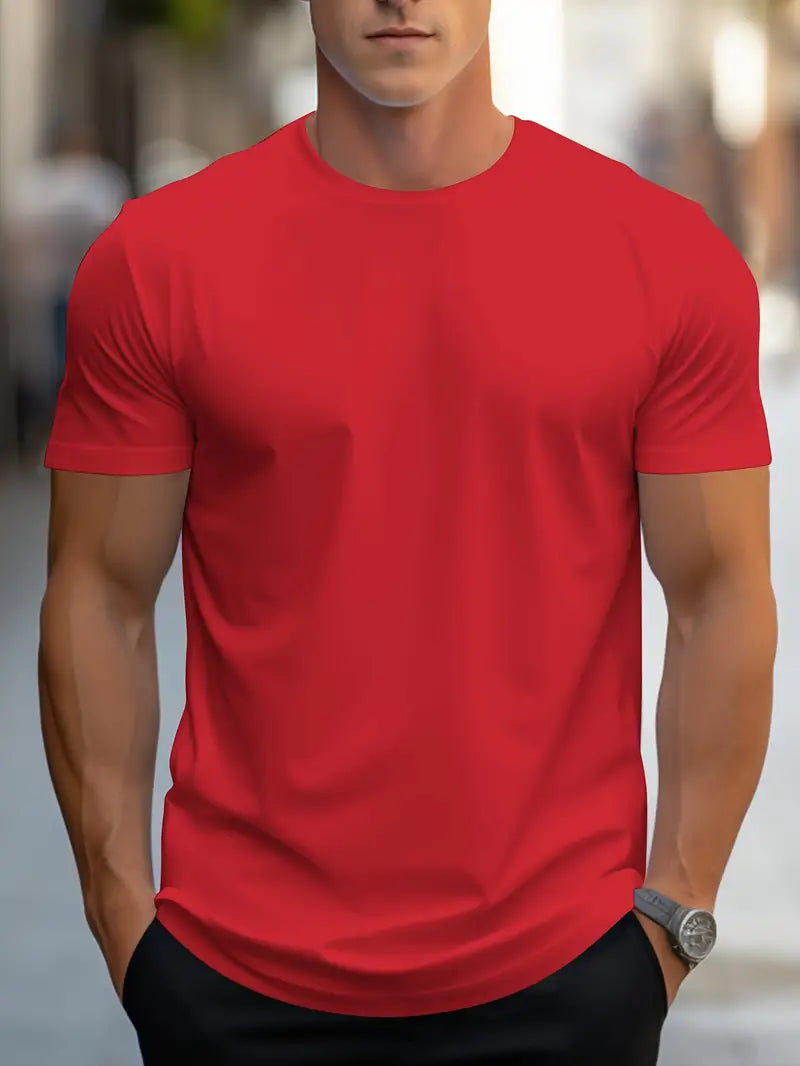Blake - Camiseta Básica para Hombre para Comodidad Diaria
