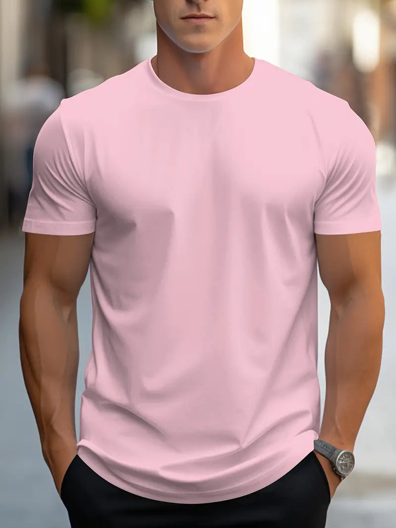 Blake - Camiseta Básica para Hombre para Comodidad Diaria