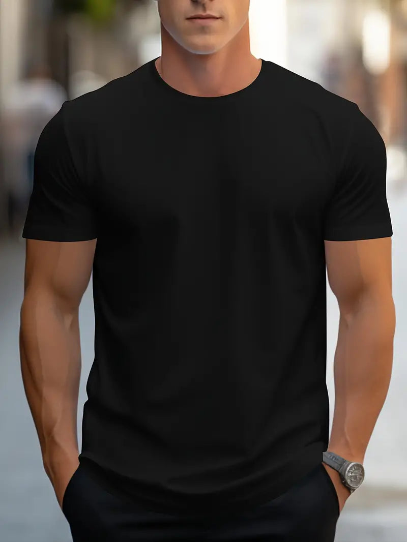 Blake - Camiseta Básica para Hombre para Comodidad Diaria