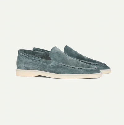 Lorenzo - Mocasines Clásicos de Ante Para Hombres