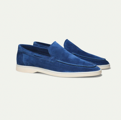 Lorenzo - Mocasines Clásicos de Ante Para Hombres