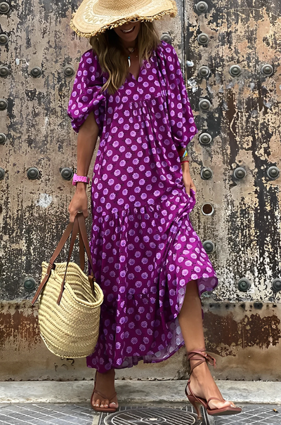 Romilly - Vestido maxi largo para el verano