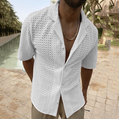Marty - Camisa de Estilo Relajado para el Verano