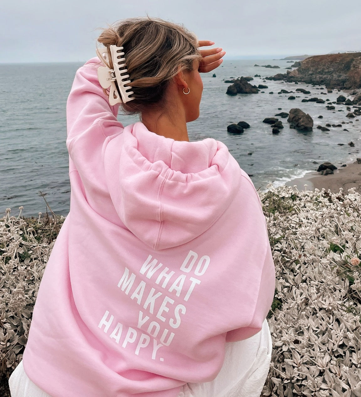 Jasmin – Sudadera con Capucha Moderna con Estampado