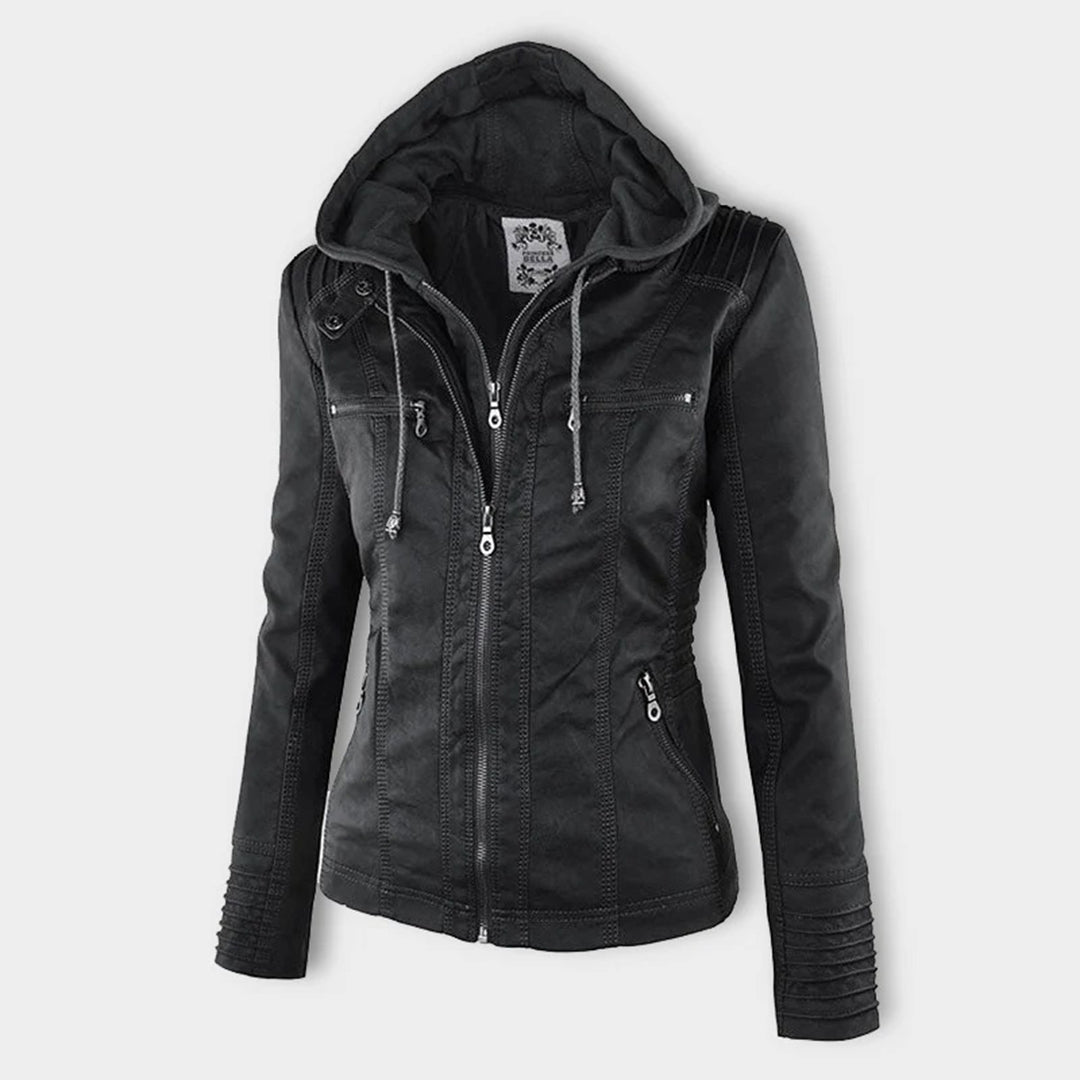 Groove - Cómoda Chaqueta Impermeable Mujer Elegante