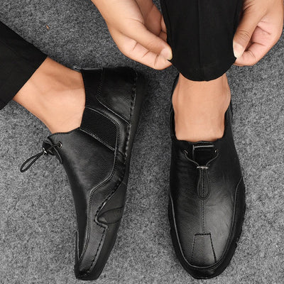 Geff - Mocasines Casuales de Piel
