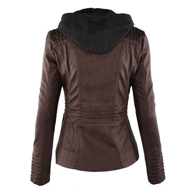 Groove - Cómoda Chaqueta Impermeable Mujer Elegante