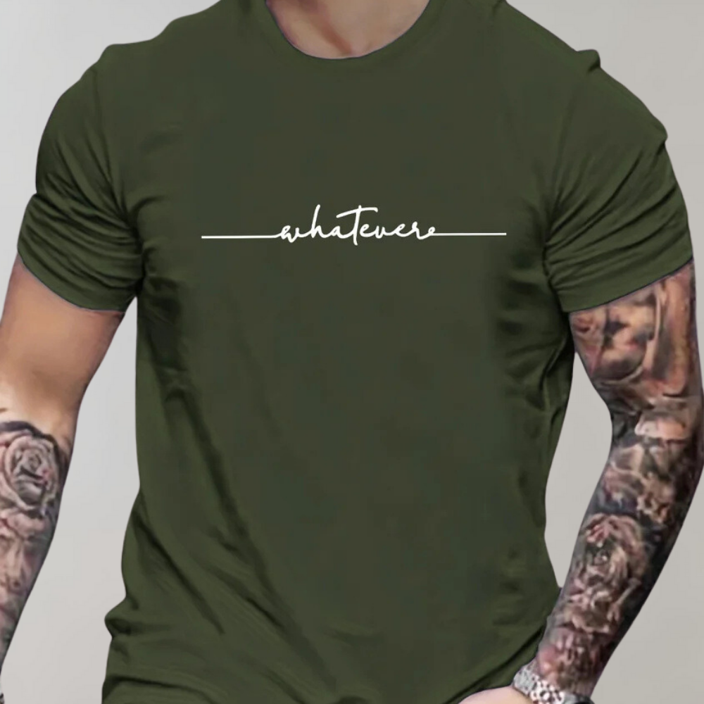Frodo - Camiseta Casual de Hombre con Cuello Redondo
