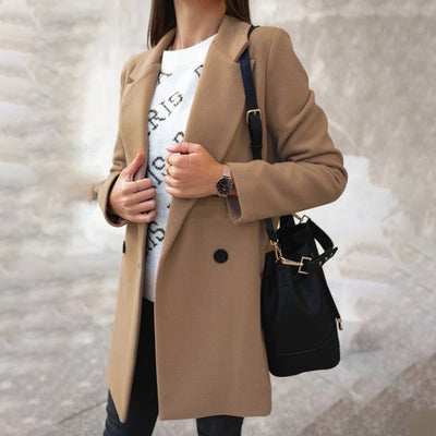 Haleth - Abrigo de invierno largo y cálido para mujeres