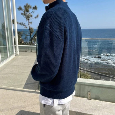 Carlo – Suéter con medio Zipper