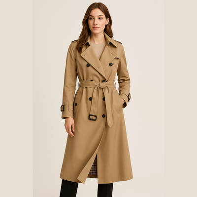 Chloé – Abrigo trench de mujer con doble botón