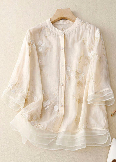 Elaine - Blusa Bordada Versátil