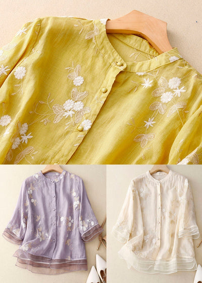 Elaine - Blusa Bordada Versátil