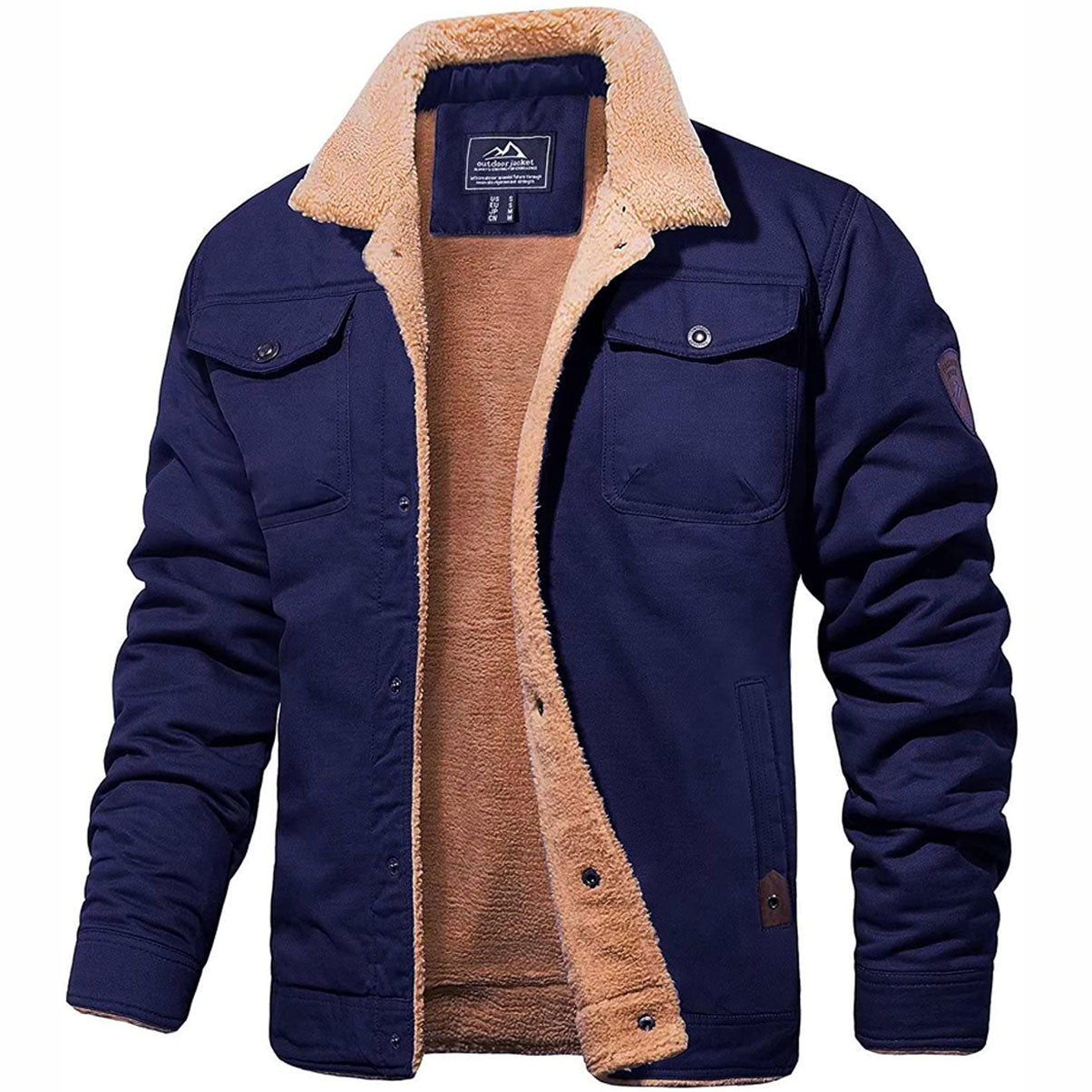 Chris - Chaqueta Bomber Vintage para Hombres