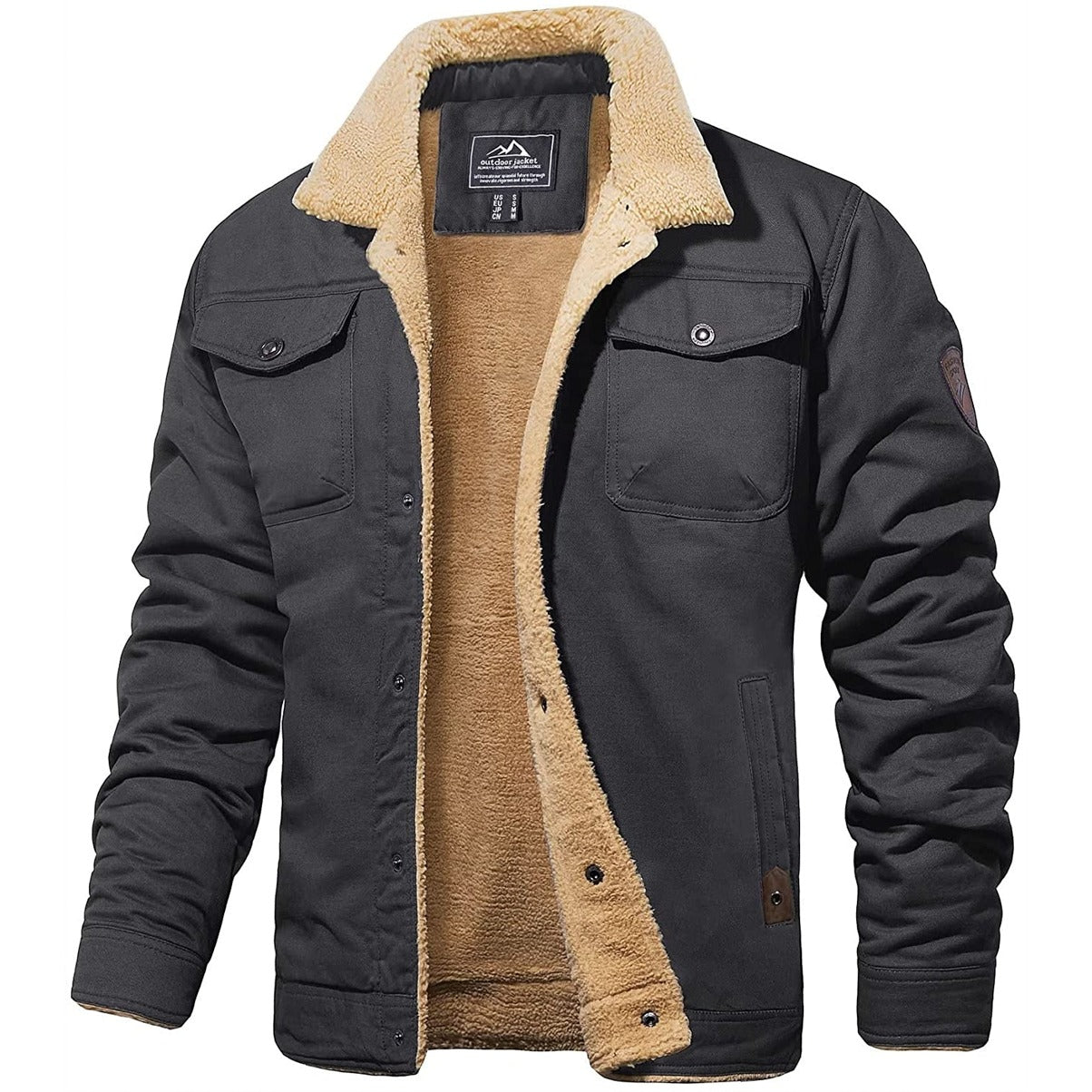 Chris - Chaqueta Bomber Vintage para Hombres