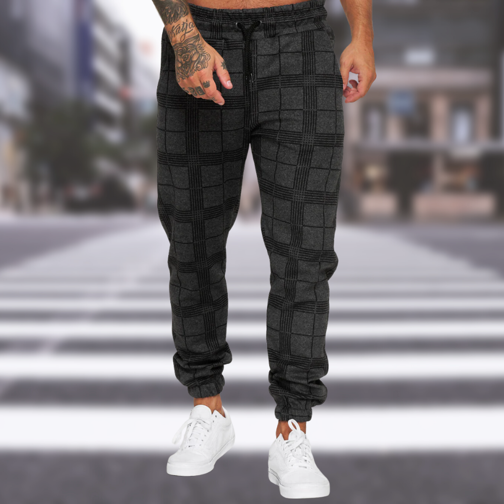Jack - Pantalones a Medida con Estampado Cuadriculado