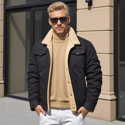Chris - Chaqueta Bomber Vintage para Hombres
