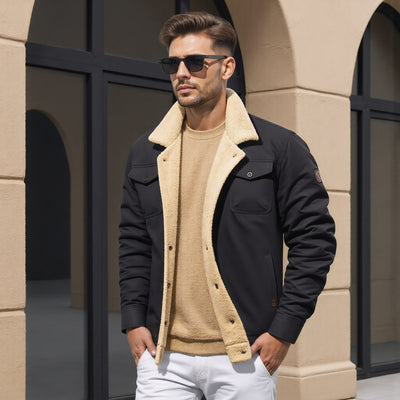 Chris - Chaqueta Bomber Vintage para Hombres