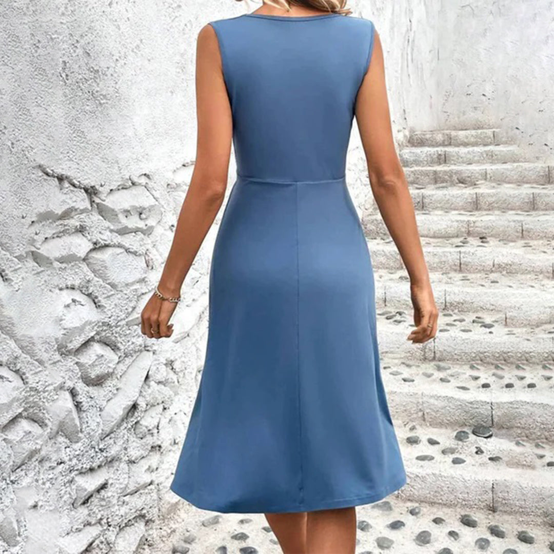 Tinúviel - Vestido midi con largo a la rodilla para mujeres