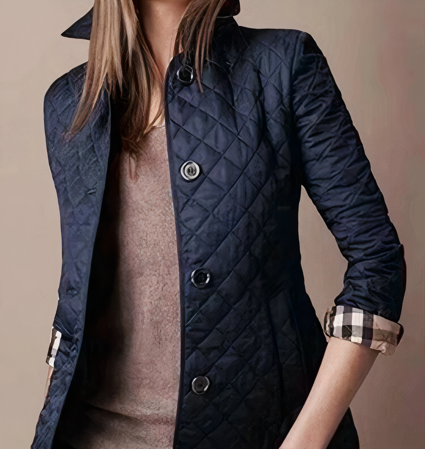 Evelyn – Chaqueta de seda y algodón mujer