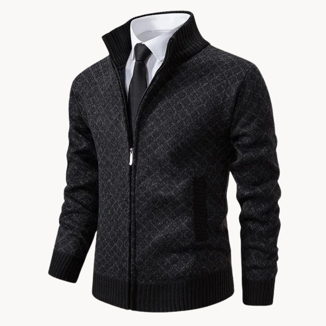 Julien – Cuello Alto Jacquard Tejido