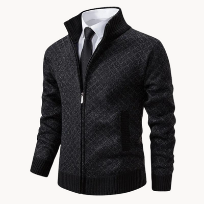 Julien – Cuello Alto Jacquard Tejido