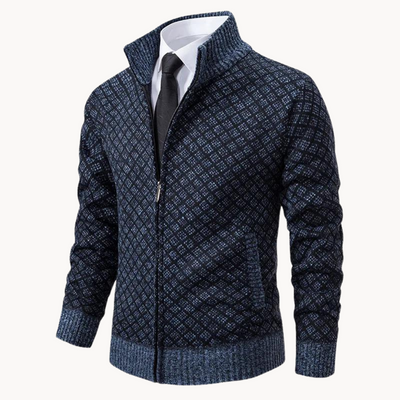 Julien – Cuello Alto Jacquard Tejido