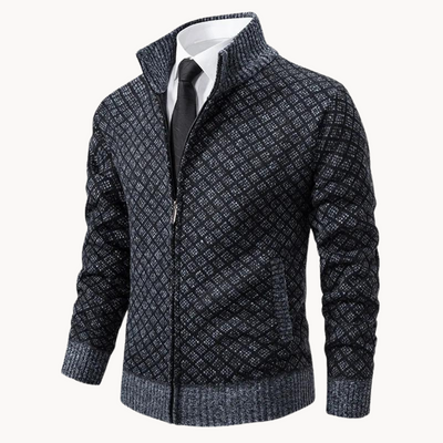 Julien – Cuello Alto Jacquard Tejido