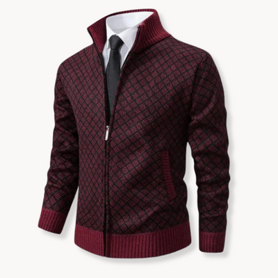 Julien – Cuello Alto Jacquard Tejido