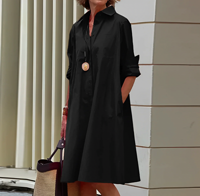 Celina – Vestido Midi de Elegancia sin Esfuerzo