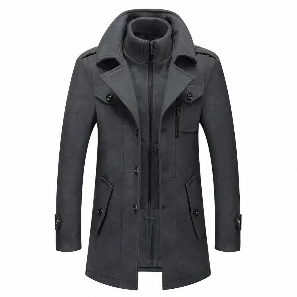 Grayson – Chaqueta de Tendencia con Doble Cuello para Hombre