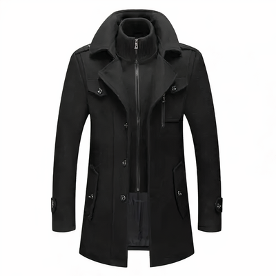 Grayson – Chaqueta de Tendencia con Doble Cuello para Hombre