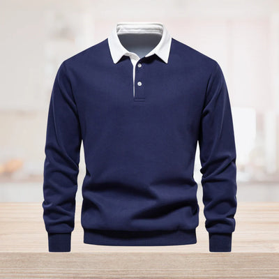 Nikko - Camisa Polo de Manga Larga para Hombre