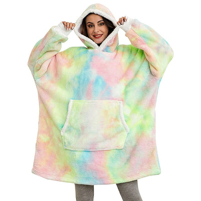 Malia - Cálida Hoodie-Manta Cómoda