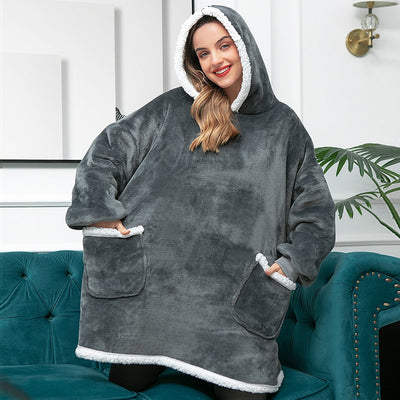 Malia - Cálida Hoodie-Manta Cómoda