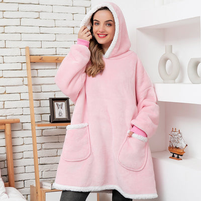 Malia - Cálida Hoodie-Manta Cómoda