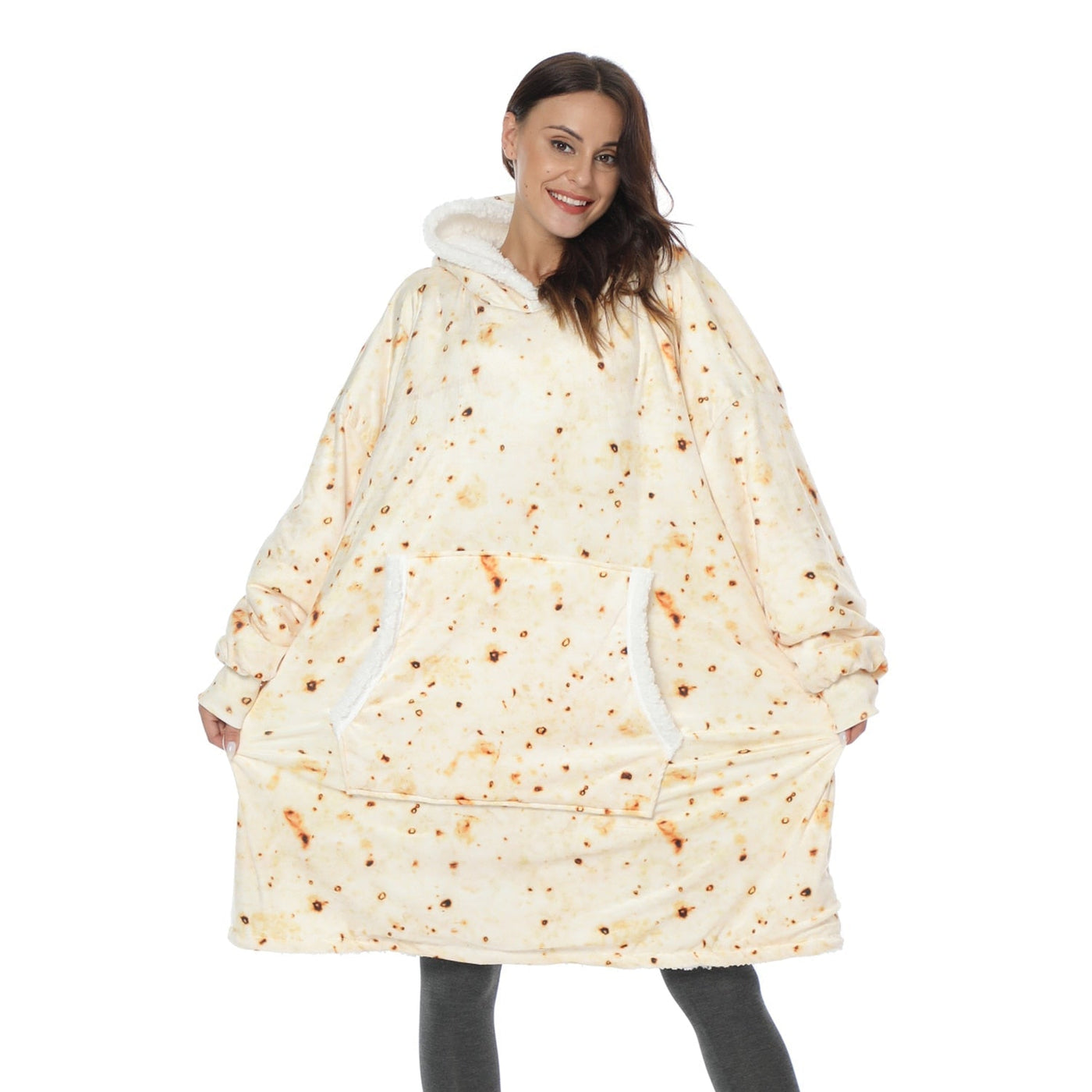 Malia - Cálida Hoodie-Manta Cómoda
