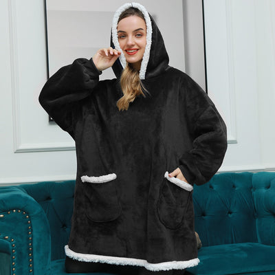 Malia - Cálida Hoodie-Manta Cómoda