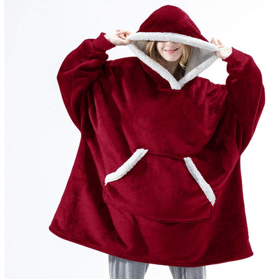 Malia - Cálida Hoodie-Manta Cómoda