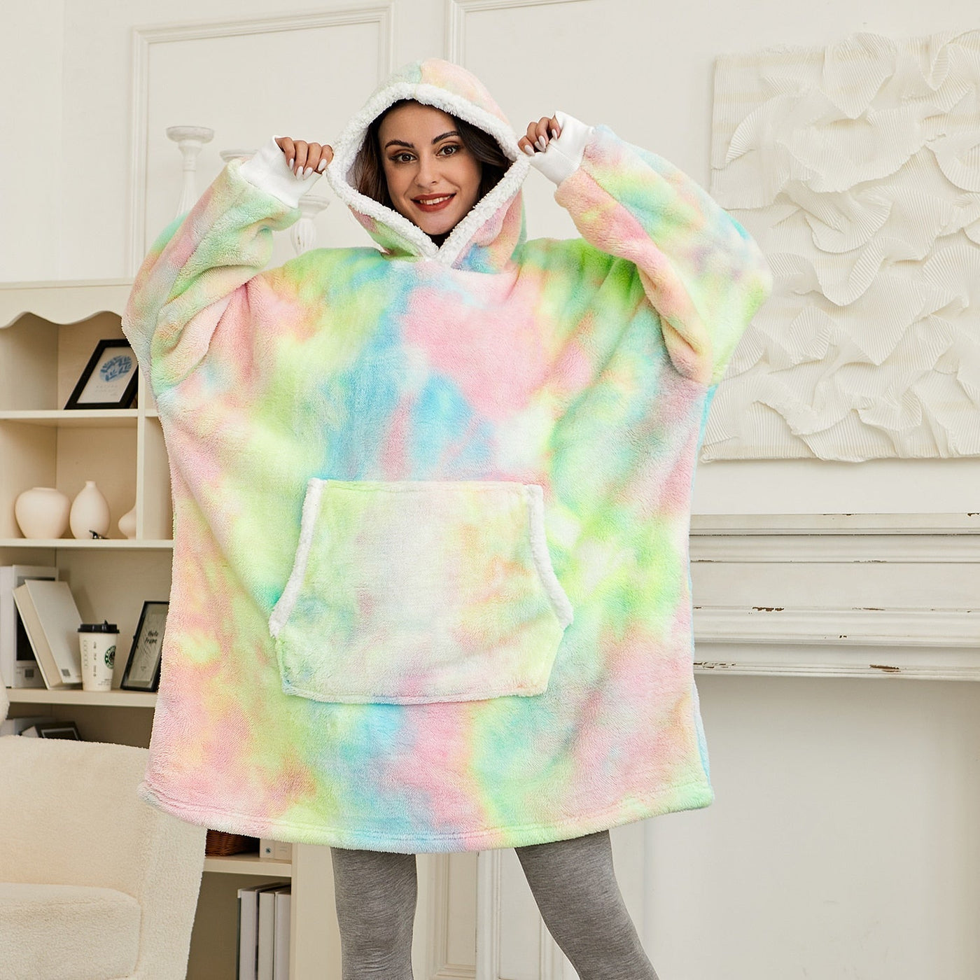 Malia - Cálida Hoodie-Manta Cómoda