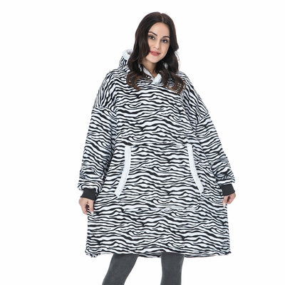 Malia - Cálida Hoodie-Manta Cómoda