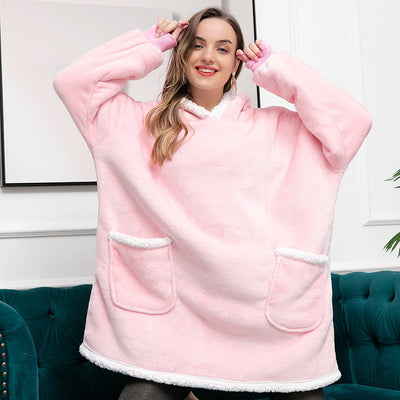 Malia - Cálida Hoodie-Manta Cómoda