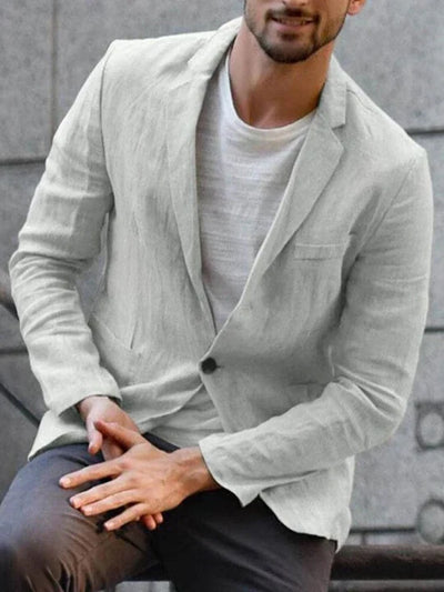 Mario - Blazer Moderno de Lino