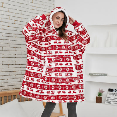 Malia - Cálida Hoodie-Manta Cómoda